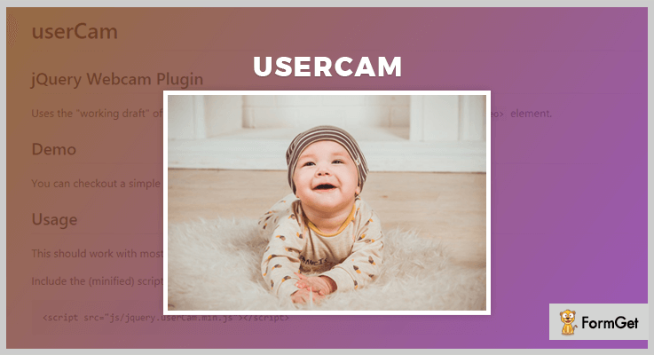 UserCam jQuery Webcam Plugin