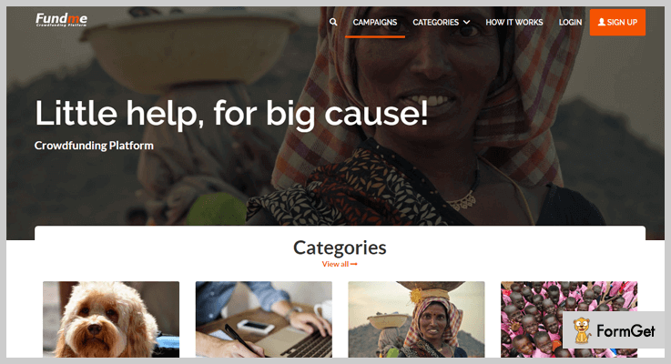 Crowdfunding-Portal für kreative Projekte PHP-Script für Ihr Webprojekt 