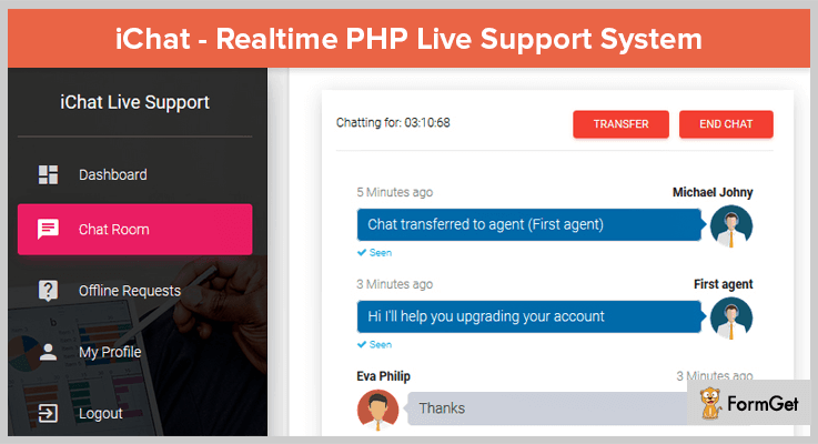 Php online chat Live Chat