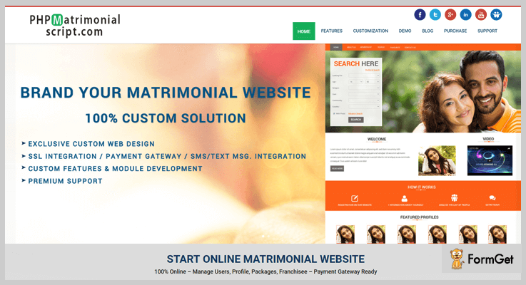 PHP Matrimonial Script Matrimonial PHP Script