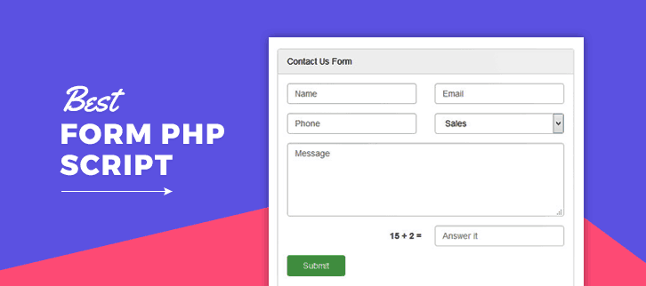 Readymade Form PHP Script