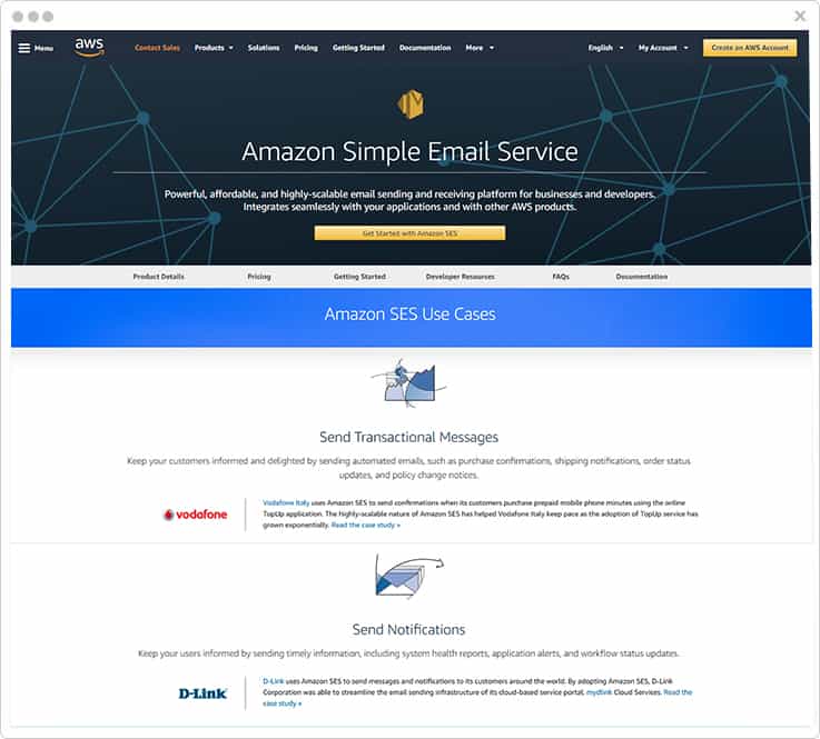 Amazon SES Mandrill Alternative