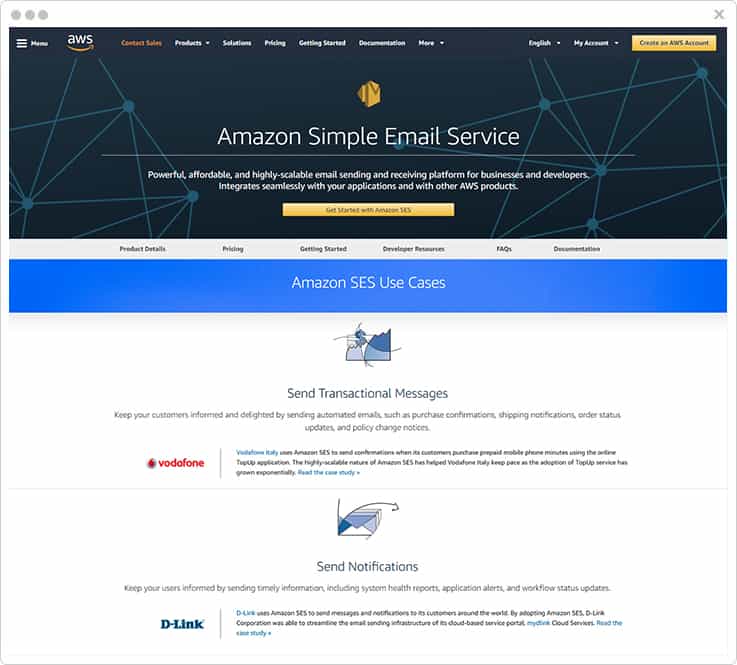 Amazon SES SendGrid Alternatives