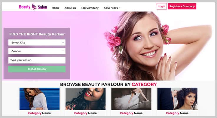 Beauty Salon Managment PHP Sript