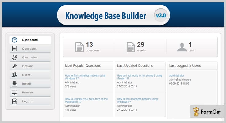 Knowledge Base Builder Knowledge Base PHP Script