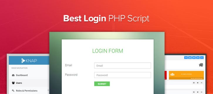 Php user login framework