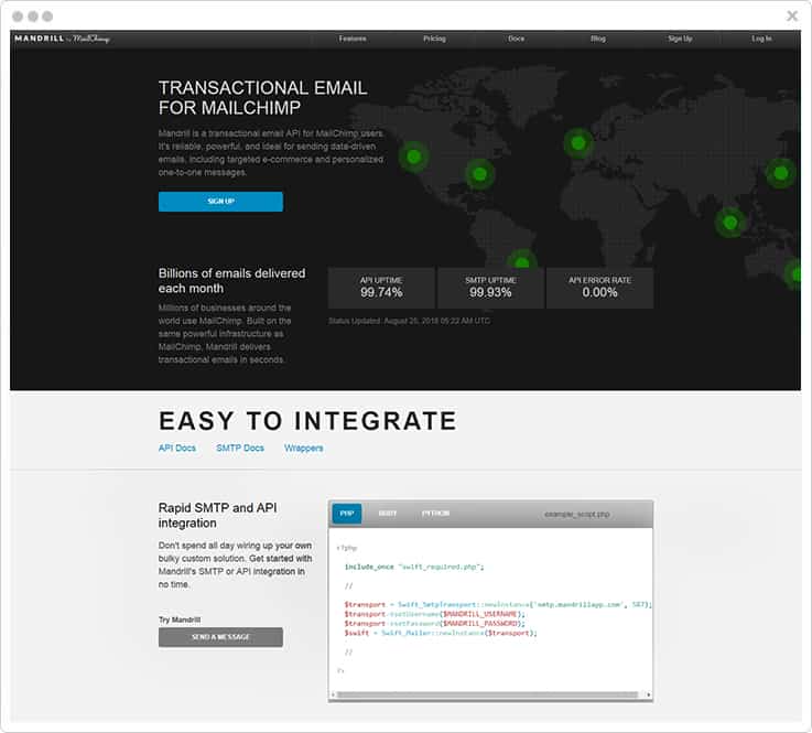 Mandrill SendGrid Alternatives