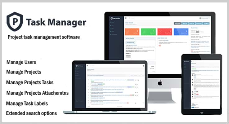 pTask Manager Project's Task Management PHP Script