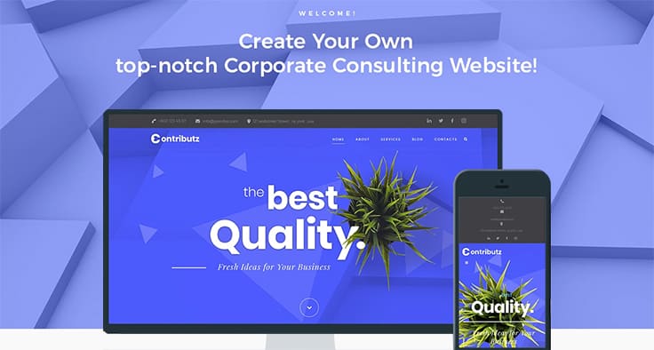 Contributz - Corporate Consulting Elementor WordPress Theme