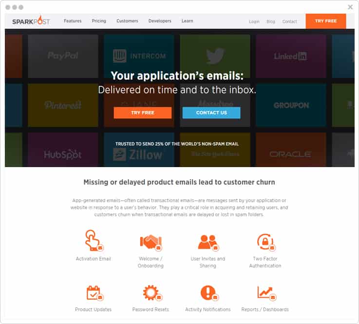 Sparkpost SMTP Service