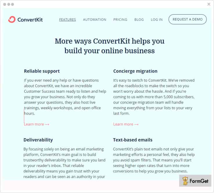 ConvertKit - Best dotmailer Alternatives