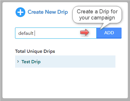 Create Drip