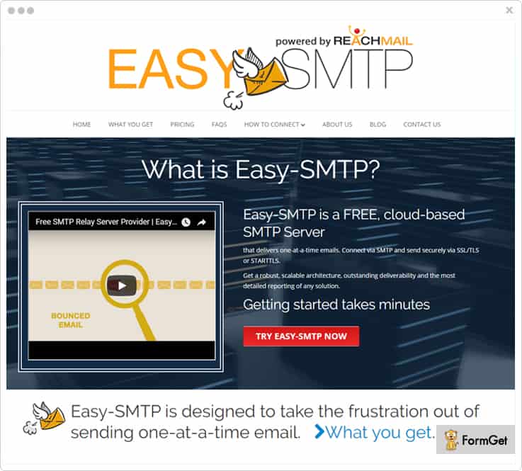 Easy SMTP Inbound SMTP Relay Service 