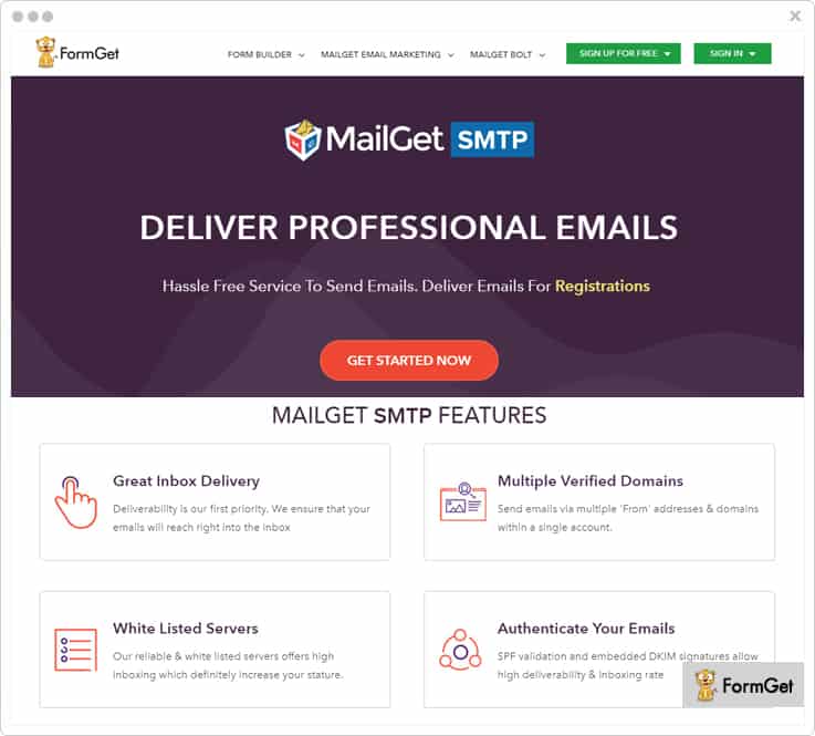 MailGet SMTP