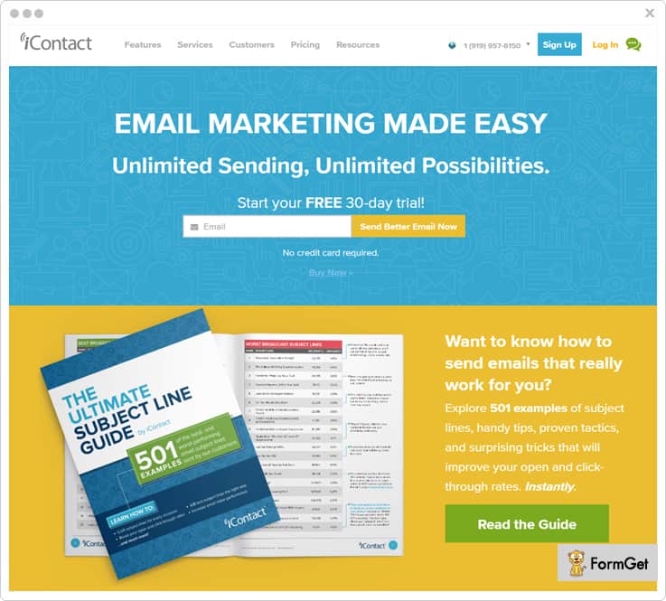 iContact VerticalResponse Alternatives