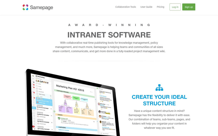 Sampage - Intranet Software