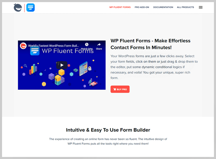 WP Fluent Form - Formplus Alternatives