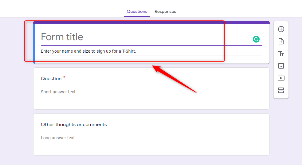 Google Forms - Create form in Facebook page
