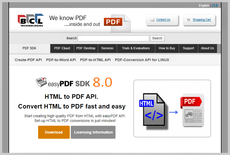 BCL easyPDF SDK - Email To Pdf Converter