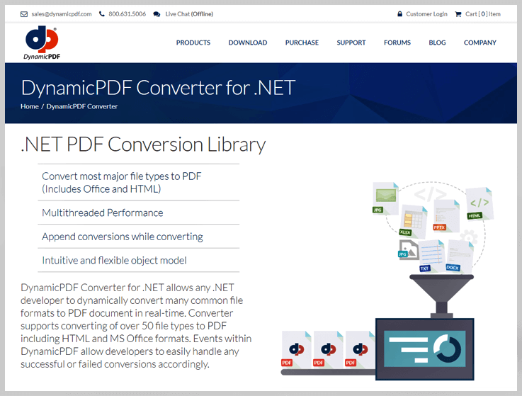 DynamicPDF Converter for .NET - Html To Pdf Converter Api