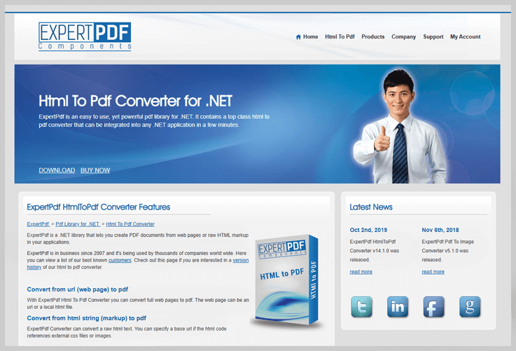 Expert PDF - Html To Pdf Converter Api
