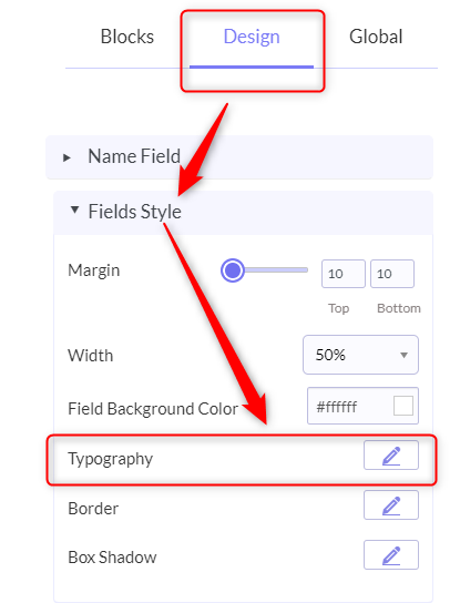 Change Field Label Text To Bold - Pabbly Form Builder
