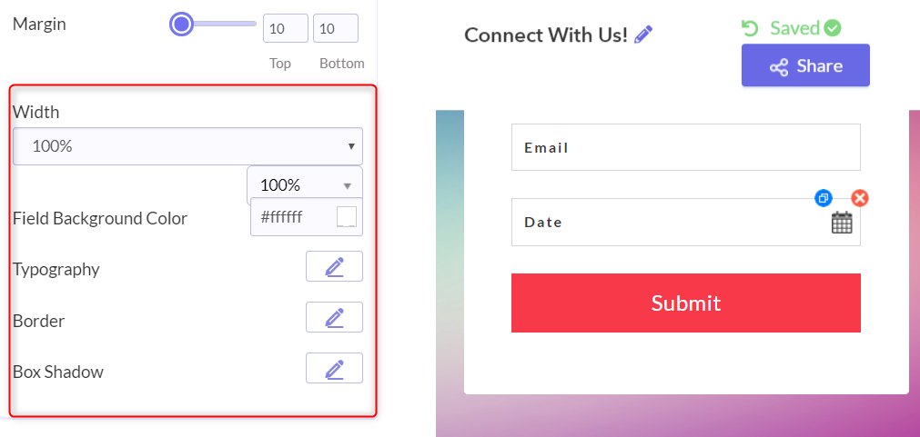 Customize The Date Field - Pabbly Form Builder