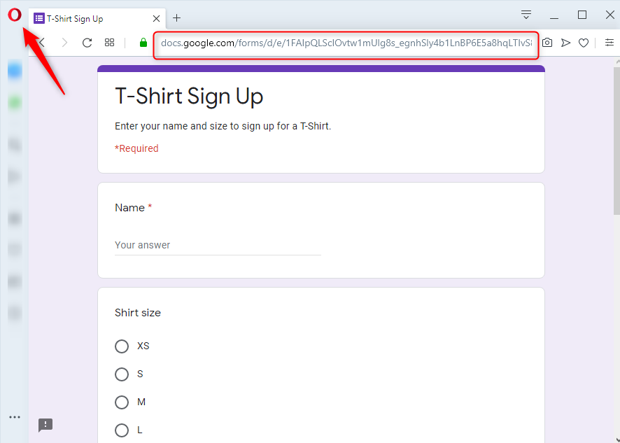 Test The Form - Google Forms