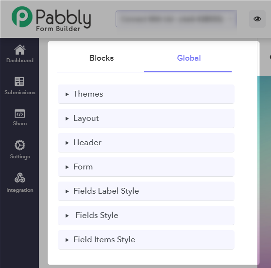 Customize Your Form - Pabbly Form Builder